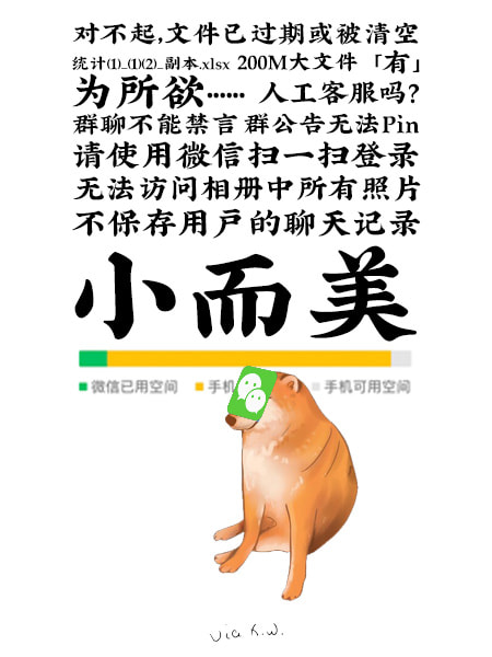 微信可真的是太好用了（Meme 素材来源：Elkin）